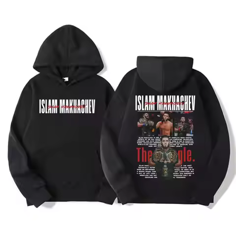Limited Islam Makhachev Classic Graphic Sweatshirts Men Women Fashion Gothic Oversized Hoodies Casua