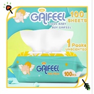 💖✨ Gaifeel Baby wipes wet tissue 100pcs unscented🫰