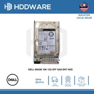 DELL 600GB 10K 12G SFF SAS ENT HDD // 0D1F14 // D1F14 // ST600MM0238 // 2C7230-150