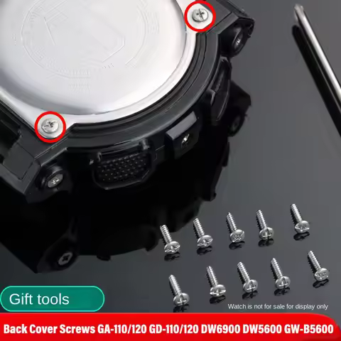 Watch case back cover screws for Casio G-SHOCK GA-110/120/100/150 GD-110/120 DW6900 DW5600 watch bac
