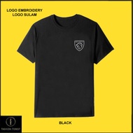 Round Neck T shirt Microfiber Quick Dry  Jersey Logo Embroidery Sulam Peugeot Design 5008 3008 SUV A