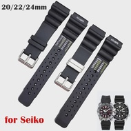 Sport Watchband for Seiko SKX007 Abalone Canned ND Limits Diver Rubber Silicone Strap for Citizen fo