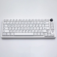 【Keycap Only】135 Keys Minimalist White Keycaps XDA Profile PBT Dye Subbed Japanese Key Caps For Cher