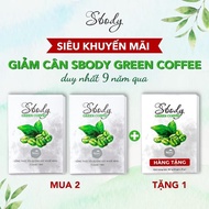 Combo 2 BOXES OF SBODY GREEN COFFEE (free 1 box of 10 packs)