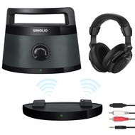 SIMOLIO Digital Assisted Amplifier Wireless TV Speaker and Headphone, Voice Highlighting Portable TV