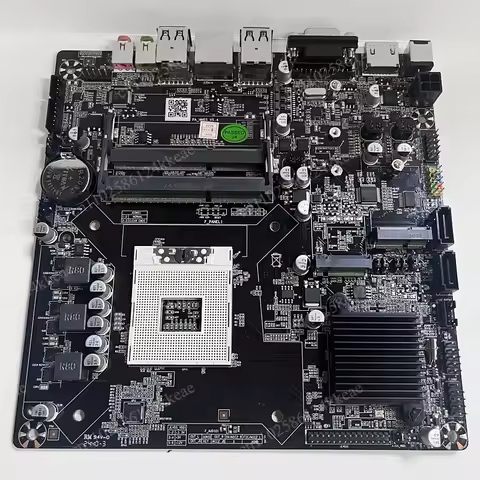 ITX industrial control main board HM65 dual memory slot DDR3 mini board PGA988 second and third gene