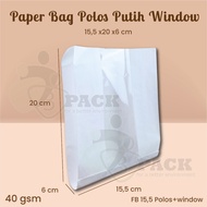 Paper bag window Paper bag bakery bread cake