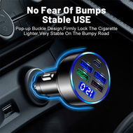 66W Charger Mobil Super Cepat Casan Mobil 12Volt-24Volt Cepat Casan Mobil Colokan Casan Hp Dimobil