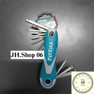 Bộ lục giác xếp đầu bi 8 chi tiết Total THT1061836 (2mm - 8mm)