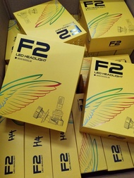 ไฟหน้ารถยนต์ LED ไฟหน้า F2 งานแท้ 36w Hb4/9006 12000LM ประกัน1ปี