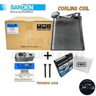 📣ORIGINAL📣 Perodua Axia Aircond Cooling Coil Evaporator With Valve & Cabin Air Filter Full Set