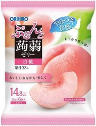 Orihiro Plandu Purunto 蒟蒻果凍 (白桃味 20g x 6 粒)