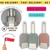 Automatic Rice Scoop Stand includes Rice Scoop