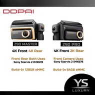 DDPAI Z90 Master / Z90 Pro Dual Channel Front & Rear DVR Dash cam HDR Sony Starvis 2 Built-in GPS & 