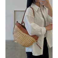 [Remake Korea] Cyme Mini Edition Raffia shoulder bag - Korean sedge bag