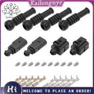 Male Female Connector Sensor Plug Adapter Plug Clip Kit 1J0973702 1J0973802 6N0906102
