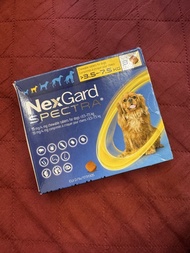 全新 NexGard Spectra 狗隻驅蟲藥 (3.5-7.5kg) 3粒裝