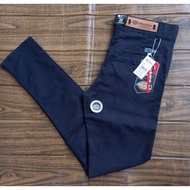Men's Long Chino Pants Navy Dickies Full Acc
