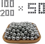 100 x .50 Cal Solid Aluminum Paintballs, for Self Defense and Shooting Practice, 2.7Grams Aluminum S