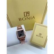 [ PREMIUM ITEMS✅] BONIA Jam Tangan Wanita Stainless Steel Rosegold Ladies Luxury Women Watches with 