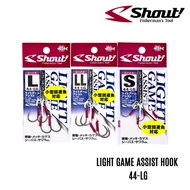 SHOUT - LIGHT GAME ASSIST HOOK 44 LG FISHING HOOK