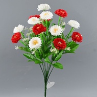 Simulation Snow Lotus 14 Heads Garden Landscaping Courtyard Interior Decoration Craft Flower Arrange