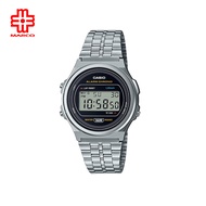 Casio Vintage A171WE-1A Silver Stainless Steel Band Men Watch / Women Watch