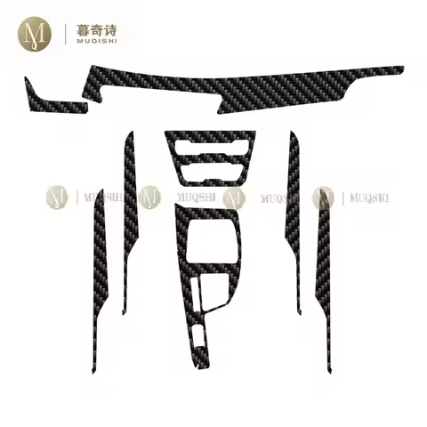 PET 5D carbon fibre Film For BMW F39 F48 X1 X2 2016-2022 Car interior Center console Anti scratch re