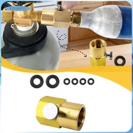 [xbnmpzi] CO2 Cylinder Refill Adapter TR21-4 to CGA320 Bottle Adapter Quick Connect Soda Maker Acces