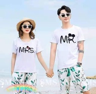 wolfzone New Fashionable Mr & mrs Couple Shirt For Couple love Team