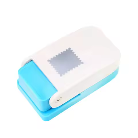 DIY Postage Stamp Punch Square Manual Multi-Purpose Cutting Tools Stamp Hole Puncher or Journaling C