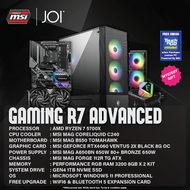 [ Powered by MSI ] JOI Advance R7 RTX4060 Gaming PC ( RYZEN 7 5700X, 16GB, 1TB, RTX4060 8GB, W11P )