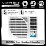 American Home 2.0 HP Window Type Aircon AHAC-192MNT