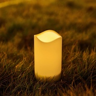 Solar Electronic Candles Lamps Flameless Rechargeable Flicker Led Light Garden Decoration Supplies Waterproof Sensor Switch