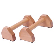 LionCart Ready Stock 2PCS Wooden Parallettes 30cm 50cm Handstand Stands Bars Gymnastic Russian Style