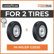 2pcs GOODYEAR 700-15 12P HM G2020 RIB Truck Tires