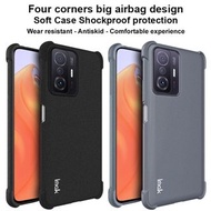 小米 Xiaomi 11T / Xiaomi 11T Pro - IMAK 全包防摔軟套-氣囊版 (四角加厚 TPU) 磨砂 手機軟套 保護殼 +送 透明保護膜 Mon貼 Shock-Resistan