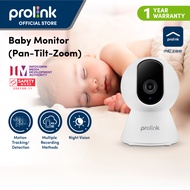 [BIG Storage 128GB TF Slot* with added Feature] Prolink Baby Monitor/ Smart WiFi Pan/Tilt Full HD 1080P PTZ IP Camera (Pan 360° /Tilt 110°) Home Security CCTV/ night vision! 2 way audio (durable than xiaomi