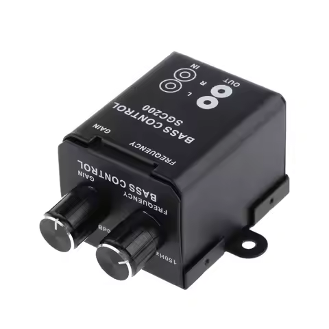 Subwoofer Bass Remote Volume Control Knob RCA Level Frequency Equalizer for Car Audio Amplifier Earb