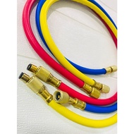 offer~ GAS WIRES REFRIGERANT GAS CHARGING PRESSURE HOSE Psi【R22 R410A R32 R12 R134 R41 R600】MANIFOLD