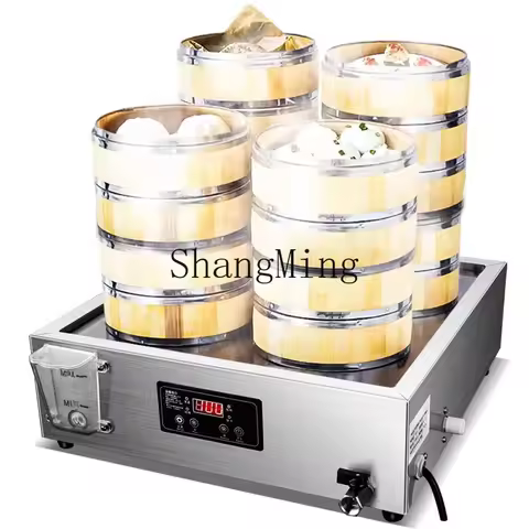 SM Desktop Steamer Commercial Baozi Machine Small Breakfast Steam Stove Dumpling Dim Sum Steamer