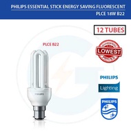12-tubes PHILIPS 18W Pin Light Bulb / Mentol Lampu PHILIPS (B22) Cool Daylight [mentol lampu -节能灯泡 ]