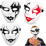 Topeng Halloween 3Pcs Didiseaon, Topeng Cosplay Fesyen untuk Pesta Penyamaran Halloween, Topeng Pest