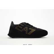 EMPORIO ARMANI EA7 Mens Fashion Printing Lightweight Sports Casual Shoes Real Shot