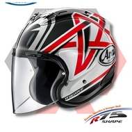 Arai VZ RAM Nakano star red helmet