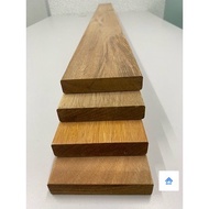 Balau Solid Kayu 1" X 4" X 3 FT (E4E Rounded) - Ketam
