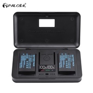 PALO LP-E12 LP E12 Baery   Storage box /SD Interface /LCD Charger for Canon Rebel SL1 100D Kiss X7 EOS-M EOS M M2 EOS M1