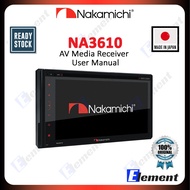Nakamichi NA3610 2-DIN WVGA Digital 6.8" TFT LCD | Full Touch Panel Double DIN AV Media Receiver