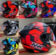 Helm NHK R6 CUBE half face tipe single visor