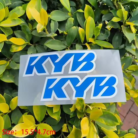 Racing Suspensions Motorcycle Stickers Kyb Fork Suspension Vinyl Decals for Yamaha Honda Suzuki Ktm 